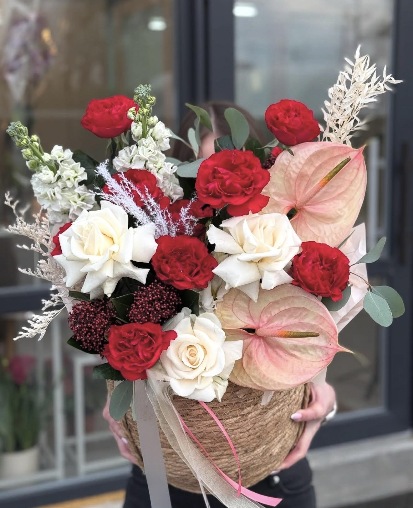 Crimson Blush Elegance