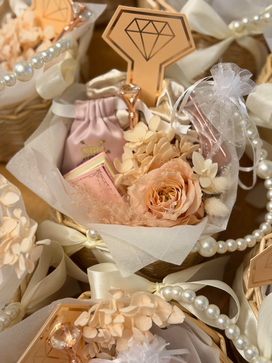 Blush Bridal Basket